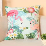 18 Inch Summer Flamingo Cushion Cover Throw Pillow Case Sofa Bed Home Decor Square  Pillow Cover - one46.com.au