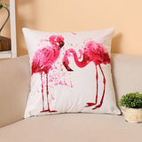 18 Inch Summer Flamingo Cushion Cover Throw Pillow Case Sofa Bed Home Decor Square  Pillow Cover - one46.com.au