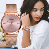 Lvpai Women's Casual  very charming for all occasions  Quartz Silicone strap Band Watch Analog Wrist Watch Women Clock reloj - one46.com.au