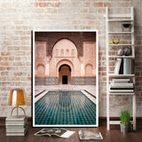Modern Art Wall Ancient Gate Morocco Canvas Painting Posters Artwork Pictures Printed for Living Room Bathroom Home Decoration - one46.com.au