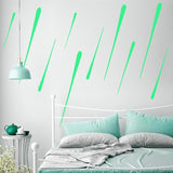 Meteor Shower Glow In The Dark Glow Stickers Luminous Fluorescent Wall Stickers For Kids Baby Room Bedroom Ceiling Home Decor - one46.com.au