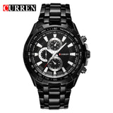 2018 Top Brand Luxury full steel Watch Men Business Casual quartz Wrist Watches Military Wristwatch waterproof Relogio SALE New - one46.com.au