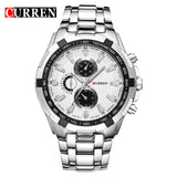 2018 Top Brand Luxury full steel Watch Men Business Casual quartz Wrist Watches Military Wristwatch waterproof Relogio SALE New - one46.com.au