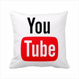 Modern Decorative Pillows Cover Youtube Throw Pillows Case Red Square Cushion Cover Home Decor Sofa Velvet Movie Cushion Cover - one46.com.au