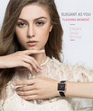 Top Brand Women Bracelet Square Watch Contracted Leather Crystal Wristwatches Women Dress Ladies Quartz Clock Dropshiping - one46.com.au