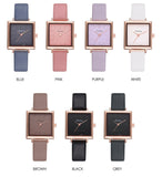 Top Brand Women Bracelet Square Watch Contracted Leather Crystal Wristwatches Women Dress Ladies Quartz Clock Dropshiping - one46.com.au