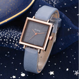 Top Brand Women Bracelet Square Watch Contracted Leather Crystal Wristwatches Women Dress Ladies Quartz Clock Dropshiping - one46.com.au