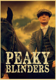 TV series peaky blinders poster wall decor kraft paper print retro poster wall art romm decor - one46.com.au