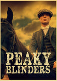 TV series peaky blinders poster wall decor kraft paper print retro poster wall art romm decor - one46.com.au