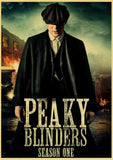 TV series peaky blinders poster wall decor kraft paper print retro poster wall art romm decor - one46.com.au