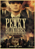 TV series peaky blinders poster wall decor kraft paper print retro poster wall art romm decor - one46.com.au