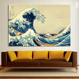 JQHYART POSTER Katsushika Hokusai The Great Wave At Kanagawa Canvas Art Home Decor Modern No Frame Oil Painting - one46.com.au