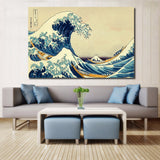 JQHYART POSTER Katsushika Hokusai The Great Wave At Kanagawa Canvas Art Home Decor Modern No Frame Oil Painting - one46.com.au