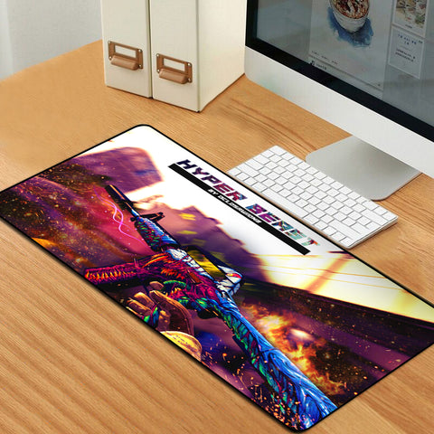 Large Gaming Mouse Pad Locking Edge CSGO Mice Keyboard Desk Protector Rubber Mat Gamer Anti-slip Mousepad XL For Dota 2 80x30cm - one46.com.au