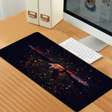 Large Gaming Mouse Pad Locking Edge CSGO Mice Keyboard Desk Protector Rubber Mat Gamer Anti-slip Mousepad XL For Dota 2 80x30cm - one46.com.au