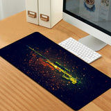 Large Gaming Mouse Pad Locking Edge CSGO Mice Keyboard Desk Protector Rubber Mat Gamer Anti-slip Mousepad XL For Dota 2 80x30cm - one46.com.au