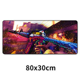 Large Gaming Mouse Pad Locking Edge CSGO Mice Keyboard Desk Protector Rubber Mat Gamer Anti-slip Mousepad XL For Dota 2 80x30cm - one46.com.au