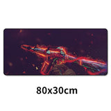 Large Gaming Mouse Pad Locking Edge CSGO Mice Keyboard Desk Protector Rubber Mat Gamer Anti-slip Mousepad XL For Dota 2 80x30cm - one46.com.au