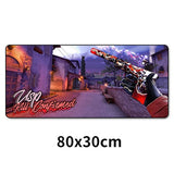 Large Gaming Mouse Pad Locking Edge CSGO Mice Keyboard Desk Protector Rubber Mat Gamer Anti-slip Mousepad XL For Dota 2 80x30cm - one46.com.au