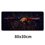 Large Gaming Mouse Pad Locking Edge CSGO Mice Keyboard Desk Protector Rubber Mat Gamer Anti-slip Mousepad XL For Dota 2 80x30cm - one46.com.au