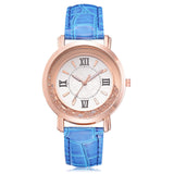 New ladies watch Rhinestone Leather Bracelet Wristwatch Women Fashion Watches Ladies Alloy Analog Quartz relojes @F - one46.com.au