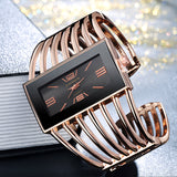 NEW Rose Gold Women's Bracelet Watch 2019 Unique Ladies Watches Full Steel Wristwatches Women Watches Clock bayan kol saati - one46.com.au