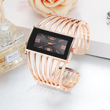 NEW Rose Gold Women's Bracelet Watch 2019 Unique Ladies Watches Full Steel Wristwatches Women Watches Clock bayan kol saati - one46.com.au