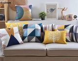 Scandinavian Pillow Case Decorative Pillows Blue Cushions Cover Home Decor Velvet Throw Pillows Yellow Pillowcase for sofa - one46.com.au