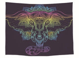 Meijuner Indian Mandala Tapestry Wall Hanging Beach Blanket Hippie Elephant Tapestry Home Decorative Bohemian Decorative MJ144 - one46.com.au