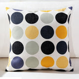 Fashion Colourful Geometric Cushion Cover Home Decor Gray Leaf Decorative Pillow Case Cojines Decorativos Para Sofa Pillow Cover - one46.com.au