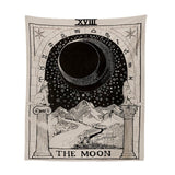 Tarot Tapestry Medieval European Wall Hanging Tapestry The Sun Moon Star Dorm Room Astrology Mysterious Wall Tapestry Home Decor - one46.com.au