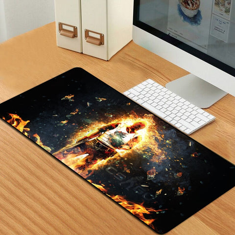 Sovawin 80x30cm Locking Edge Gaming Mouse Pad Gamer XL Large CS GO Game Rubber Mousepad Mat CSGO Keyboard Pad For Counter Strike - one46.com.au