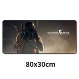 Sovawin 80x30cm Locking Edge Gaming Mouse Pad Gamer XL Large CS GO Game Rubber Mousepad Mat CSGO Keyboard Pad For Counter Strike - one46.com.au