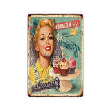 [ Mike86 ] Coffee Menu Cake Food Metal Sign Home Store Farm Decor Vinage shabby chic  Wall Poster Art 20*30 CM FG-260 - one46.com.au