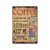 [ Mike86 ] Coffee Menu Cake Food Metal Sign Home Store Farm Decor Vinage shabby chic  Wall Poster Art 20*30 CM FG-260 - one46.com.au
