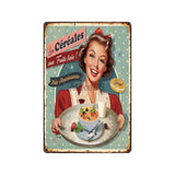[ Mike86 ] Coffee Menu Cake Food Metal Sign Home Store Farm Decor Vinage shabby chic  Wall Poster Art 20*30 CM FG-260 - one46.com.au