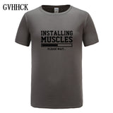 Brand gyms clothing fitness t shirt men fashion extend hip hop summer short sleeve t-shirt cotton bodybuilding muscle tshirt man - one46.com.au