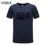 Brand gyms clothing fitness t shirt men fashion extend hip hop summer short sleeve t-shirt cotton bodybuilding muscle tshirt man - one46.com.au