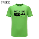 Brand gyms clothing fitness t shirt men fashion extend hip hop summer short sleeve t-shirt cotton bodybuilding muscle tshirt man - one46.com.au