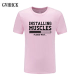 Brand gyms clothing fitness t shirt men fashion extend hip hop summer short sleeve t-shirt cotton bodybuilding muscle tshirt man - one46.com.au