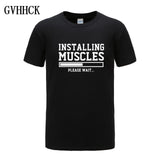Brand gyms clothing fitness t shirt men fashion extend hip hop summer short sleeve t-shirt cotton bodybuilding muscle tshirt man - one46.com.au
