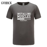 Brand gyms clothing fitness t shirt men fashion extend hip hop summer short sleeve t-shirt cotton bodybuilding muscle tshirt man - one46.com.au