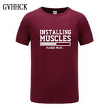 Brand gyms clothing fitness t shirt men fashion extend hip hop summer short sleeve t-shirt cotton bodybuilding muscle tshirt man - one46.com.au
