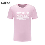 Brand gyms clothing fitness t shirt men fashion extend hip hop summer short sleeve t-shirt cotton bodybuilding muscle tshirt man - one46.com.au