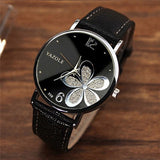 YAZOLE Women Bracelet Watch Leather Crystal Wrist Watch Women Dress Ladies Quartz Watches relogio feminino Dropshiping #D - one46.com.au