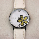 YAZOLE Women Bracelet Watch Leather Crystal Wrist Watch Women Dress Ladies Quartz Watches relogio feminino Dropshiping #D - one46.com.au