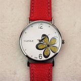 YAZOLE Women Bracelet Watch Leather Crystal Wrist Watch Women Dress Ladies Quartz Watches relogio feminino Dropshiping #D - one46.com.au