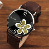 YAZOLE Women Bracelet Watch Leather Crystal Wrist Watch Women Dress Ladies Quartz Watches relogio feminino Dropshiping #D - one46.com.au