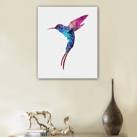 Frameless Colored bird Canvas Painting Oil Painting Print Naturally Home Decor Art Picture Wall For Living Room Unique Gift - one46.com.au