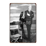 [ Mike86 ] Alfred Hitchcock Bird Metal Poster Retro art Wall home Vintage Tin Sign Decoration   FG-222 - one46.com.au